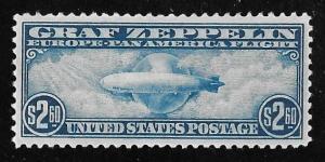 C15 2.60 D Zep Stamp mint OG NH EGRADED XF-SUPERB 95 XXF