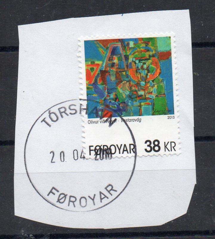 FAROE ISLANDS - THE WESTERN PORT - ART - Unstucked - Stamped - 2013 -