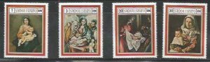 SAMOA - 1970 - Religious Paintings - Perf 4v Set - Mint Never Hinged