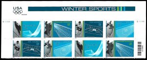 PCBstamps   US #3552/3555 (T8) $2.72(8x34c)Winter Olympics, MNH, (PB-1b)