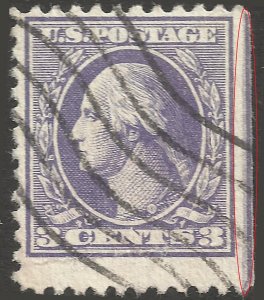 # 530 Used Triple Center Line Minor Fault Purple George Washington