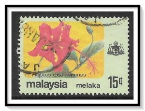 Malacca #85 Sultan & Flowers Used