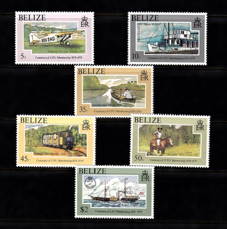 BELIZE SC# 410-415 MNH