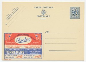 Publibel - Postal stationery Belgium 1951 Rolling shag - Tobacco - Factor