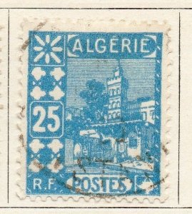 Algeria 1926-27 Early Issue Fine Used 25c. 096483