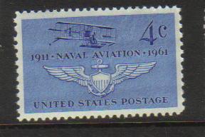 #1185 MNH Naval Aviation 1961 Issue