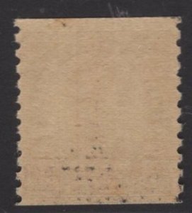 US Stamp #600 Coil 3c Lincoln MINT NH SCV $10.50