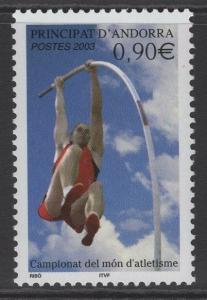 ANDORRA SGF632 2003 WORLD ATHLETICS CHAMPIONSHIPS MNH