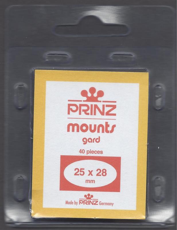 Scott/Prinz Mounts 25x28 Package of 40