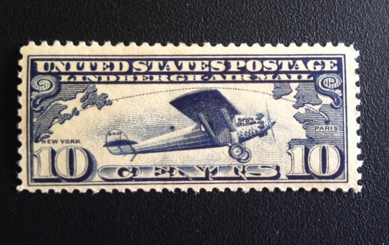 Scott #C10 Lindbergh Tribute, MINT, F-VF, NH, OG