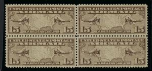 *C8 BLOCK, SUPERB, NEVER HINGED!