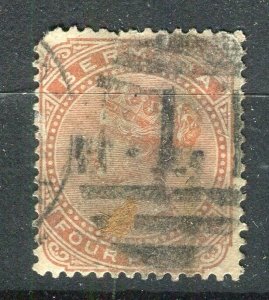 BERMUDA; 1880s early classic QV Crown CC issue used 4d. value