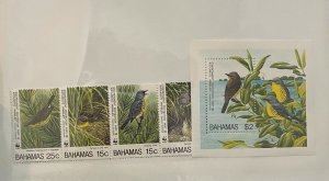 Souvenir Sheet Bahamas Scott #829d,830 nh