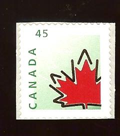 Canada 1697 45¢ Stylized Maple Leaf tagging MNH