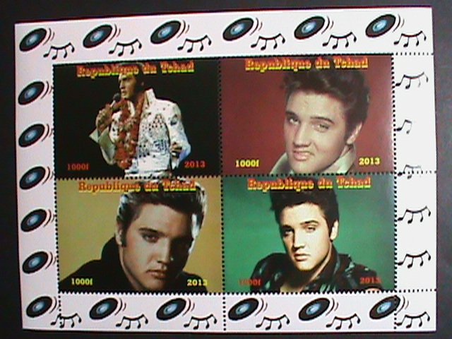 ​CHAD STAMP 2013-ROCK & ROLL MOVIE STAR ELVIS PRESLEY MNH:SHEET#2 VERY FINE