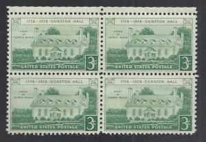 UNITED STATES SC#1108  FVF/MNH B/4 1958