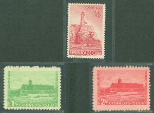 Cuba #432-434 Unused Single (Complete Set)