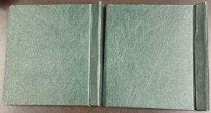 Set of 2 Poole United States Spring Back Albums 10 1/4 x 10 3/4 inches