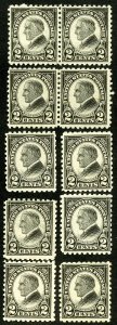 US Stamps # 612 MNH F-VF Lot Of 10 Scott Value $325.00