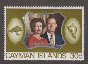 Cayman Islands 305 Silver Wedding Issue 1972