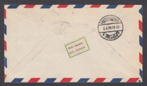 Brazil Sc 254, 4CL5 on 1930 Zeppelin Pan American Flight cover RECIFE to GERMANY