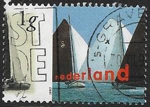 Netherlands - # 968 - Water Recreation /  Sailboat - used (P14)