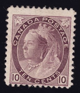 Canada Scott 83 Mint HR OG gum dist 1902 10c Orange Lot AB7018 bhmstamps