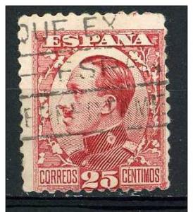 Spain 1930 - Scott 411 used - 25c, King Alfonso XIII 