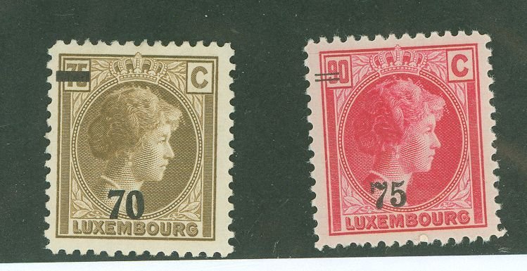 Luxembourg #191-2 Unused Single