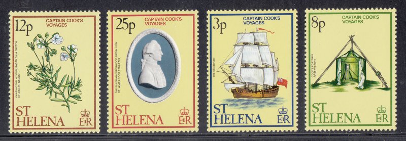 St Helena Scott #324-327 MNH