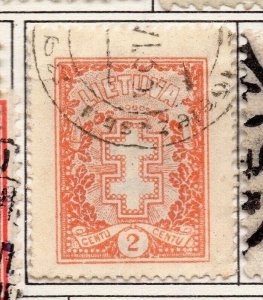 Lithuania 1921-27 Early Issue Fine Used 2c. 174363