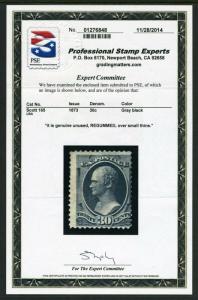 #165 30c Bank Note Unused  with PSE CERTIFICATE - cv$3,250.00