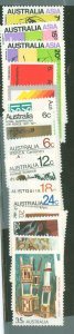 Australia  #493-507 Mint (NH) Multiple