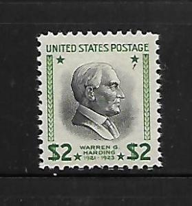 USA, 833, MINT HINGED WARREN G. HARDING