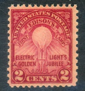 U.S. #655 MINT OG LH