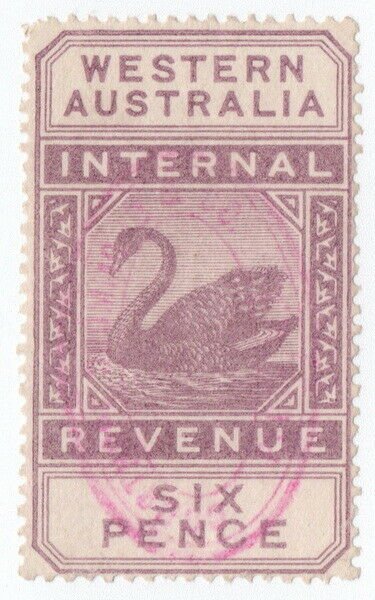 (I.B) Australia - Western Australia Revenue : Internal Revenue 6d (1881)