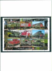 BENIN 2002 - TRAINS & LOCOMOTIVES