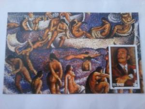 TONGO SHEET IMPERF CINDERELLA ART PAINTINGS DALI