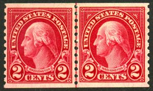 U.S. #599 MINT PAIR OG NH