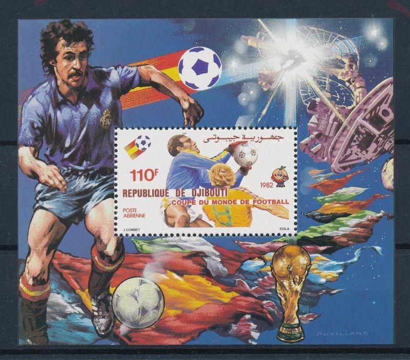 [59505] Djibouti 1982 World Cup Soccer Football Spain MNH Sheet