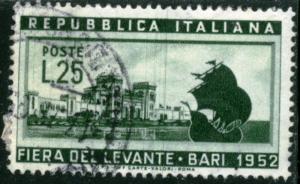 ITALY #608, USED  - 1952 - ITALY119