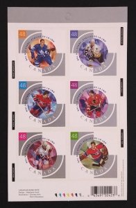 Canada 1972 Booklet Pane VF MNH