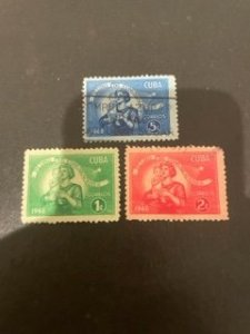 Cuba sc 415-417 u comp set