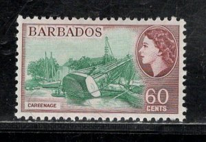 BARBADOS SC# 245  FVF/MLH 1956