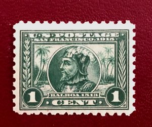 US scott# 397 1913 Panama-Pacific Exposition well centered MH CV$15