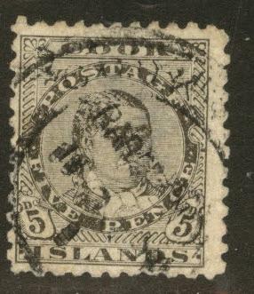 Cook Islands Scott 13 used Queen Makeau Takau 1894 CV$16