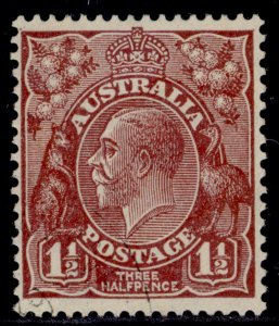 AUSTRALIA GV SG126, 1½d red-brown, FINE USED. Cat £18.