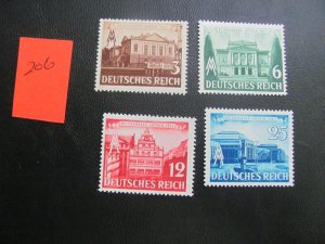 Germany 1941 MNH SC 498-501 SET VF/XF 13 EUROS (206) NEW COLLECTION