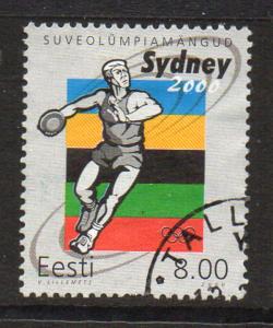 Estonia Sc 399 2000 Sydney Olympics stamp used