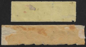 U.S. Cut Meter Stamp with postmarks (1931, 1935)